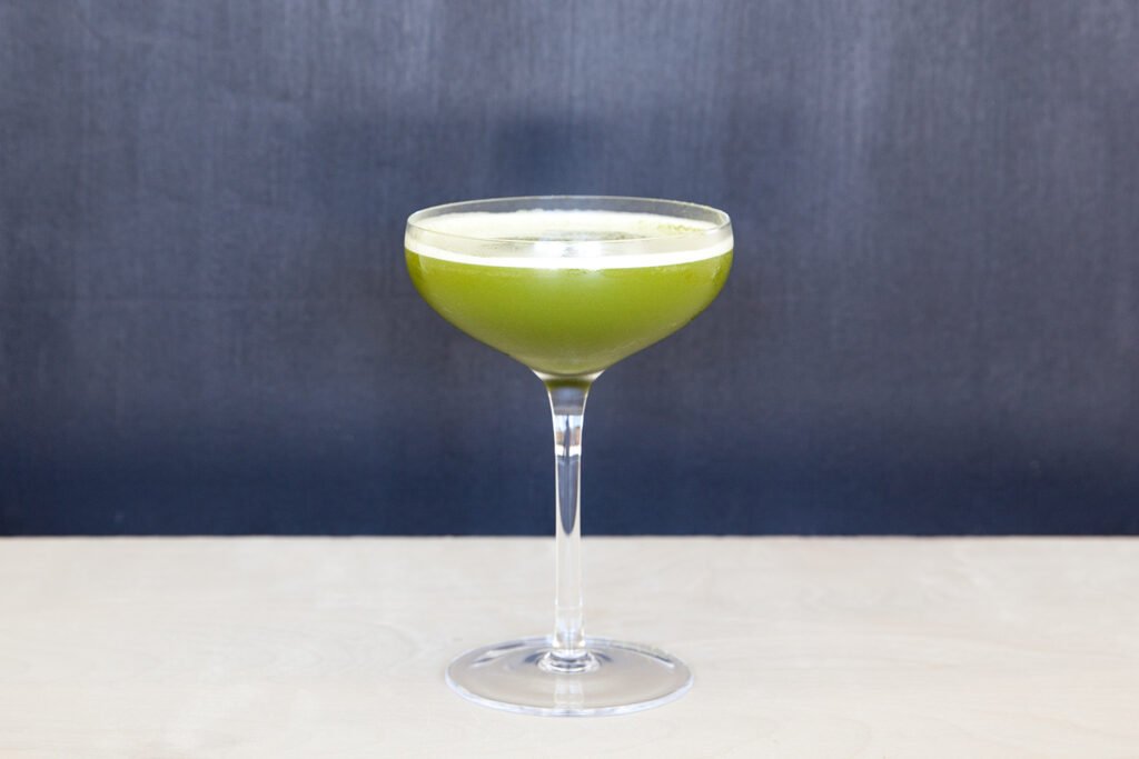 Hazelnut Chocolate Matcha Cocktail, An Adult Matcha Milkshake